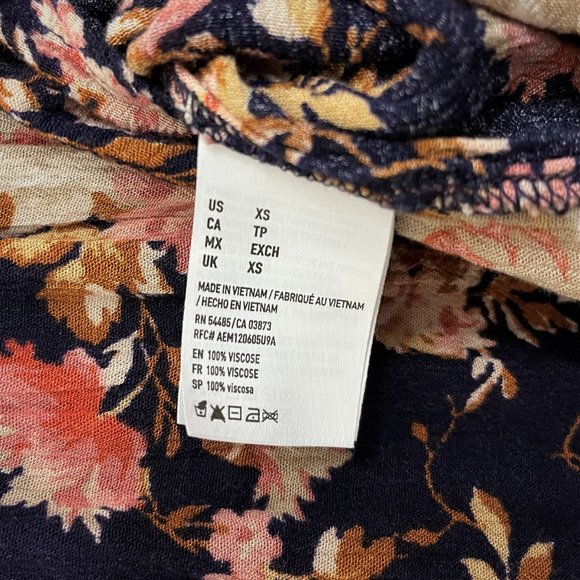 AEO Sz XS Floral Babydoll Slip Dress - Picture 7 of 11